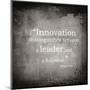 Innovation-Veruca Salt-Mounted Art Print