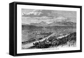 Innsbruck and the Valley of the River Inn, Austria, 1879-C Laplante-Framed Stretched Canvas