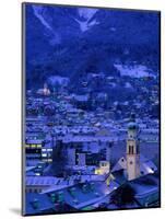 Innsbruck at Night, Austria-Walter Bibikow-Mounted Photographic Print