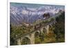 Innsbruck - Funicular Railway and Viaduct. Postcard Sent in 1913-Austrian Photographer-Framed Giclee Print