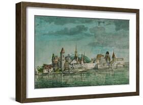 Innsbruck Seen Across the River Inn, 1495-Albrecht Dürer-Framed Giclee Print