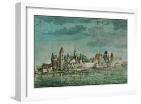 Innsbruck Seen Across the River Inn, 1495-Albrecht Dürer-Framed Giclee Print