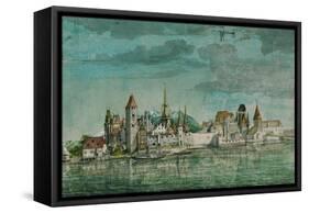 Innsbruck Seen Across the River Inn, 1495-Albrecht Dürer-Framed Stretched Canvas