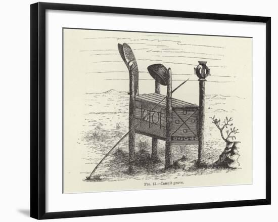 Innuit Grave-null-Framed Giclee Print