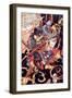 Ino Hayata Hironao Grappling with the Monster-Kuniyoshi Utagawa-Framed Giclee Print