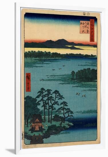 Inokashiranoike Benten No Yashiro-Utagawa Hiroshige-Framed Giclee Print