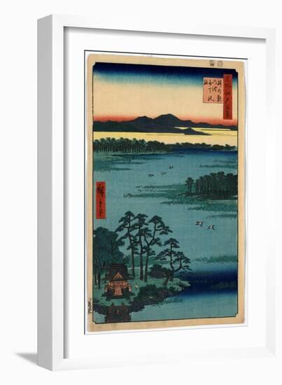 Inokashiranoike Benten No Yashiro-Utagawa Hiroshige-Framed Giclee Print