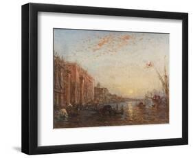 Inondation à Venise-Felix Ziem-Framed Giclee Print