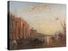 Inondation à Venise-Felix Ziem-Stretched Canvas