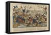 Inondation de la Loire en 1846-null-Framed Stretched Canvas