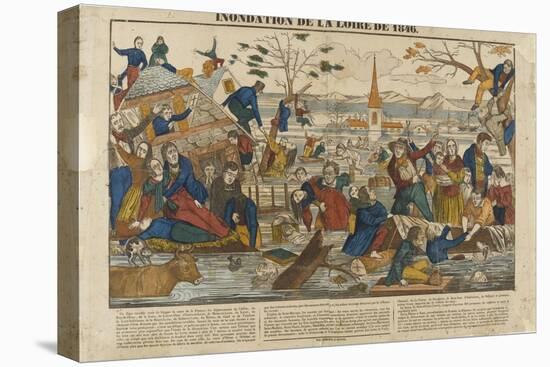 Inondation de la Loire en 1846-null-Stretched Canvas