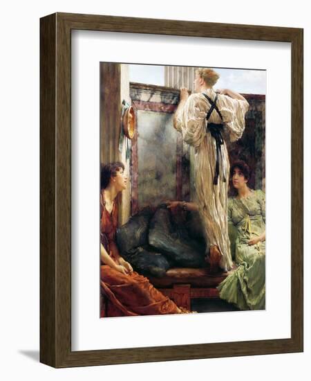 Inquisitive-Sir Lawrence Alma-Tadema-Framed Giclee Print