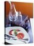 Insalata Caprese (Tomato with Mozzarella and Basil)-Alexandra Grablewski-Stretched Canvas