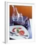 Insalata Caprese (Tomato with Mozzarella and Basil)-Alexandra Grablewski-Framed Photographic Print