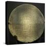 Inscripted Terracotta Disk of Yahdun-Lim, King of Mari-null-Stretched Canvas