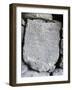 Inscription on Stone-null-Framed Giclee Print