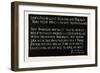 Inscription on the Memorial Tablet to Shakespeare, Holy Trinity Church, Stratford-On-Avon, 1888-null-Framed Giclee Print