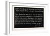 Inscription on the Memorial Tablet to Shakespeare, Holy Trinity Church, Stratford-On-Avon, 1888-null-Framed Giclee Print