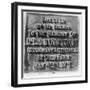 Inscription on the Monument to David Livingstone, Zambia, Africa, Late 19th or Early 20th Century-null-Framed Giclee Print