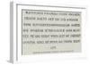 Inscription to the Memory of Fastrada, Wife of Charlemagne-null-Framed Giclee Print