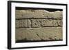 Inscription with Dedication to Deities, Detail of Celtic Alphabet, from Prestino, Como Province-null-Framed Giclee Print