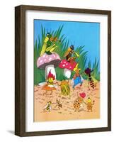 Insect Orchestra - Jack & Jill-Wilmer H. Wickham-Framed Giclee Print