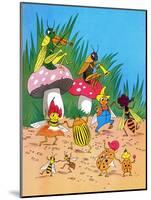 Insect Orchestra - Jack & Jill-Wilmer H. Wickham-Mounted Giclee Print