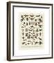 Insectes I-Adolphe Millot-Framed Giclee Print