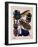 Insects, Plate 7-null-Framed Giclee Print