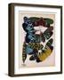 Insects, Plate 8-null-Framed Giclee Print