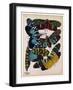 Insects, Plate 8-null-Framed Giclee Print