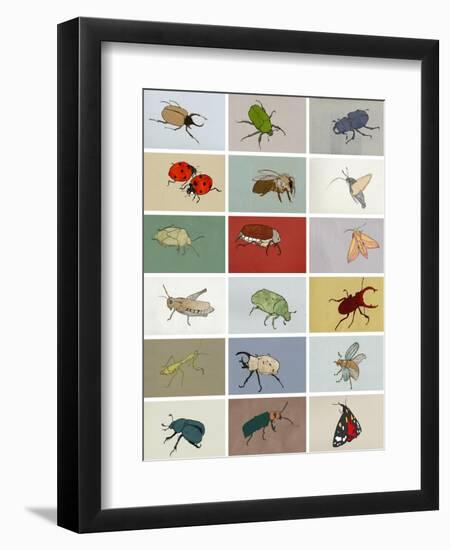 Insects-Eliza Southwood-Framed Giclee Print