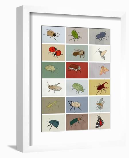 Insects-Eliza Southwood-Framed Giclee Print