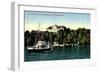 Insel Mainau, Blick A.Schloss, Dampfer, Landungsplat-null-Framed Giclee Print