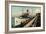 Insel Rügen, Landungsbrücke, Salon Dampfer Hertha-null-Framed Giclee Print