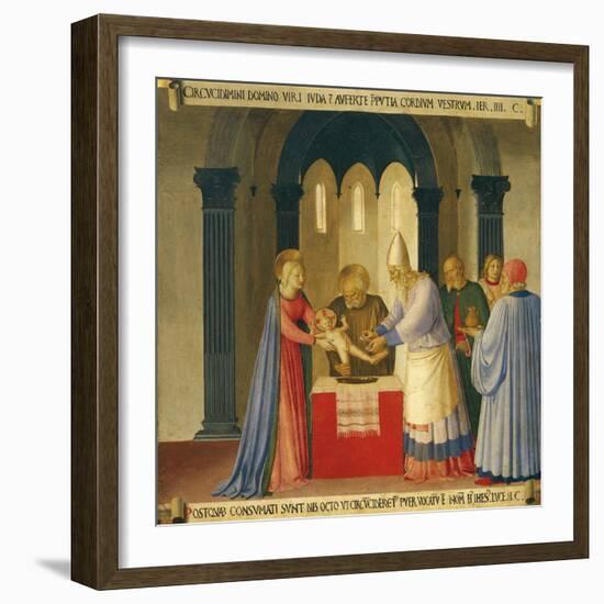 Inset Depicting Circumcision, Panel from Armadio Degli Argenti-null-Framed Giclee Print