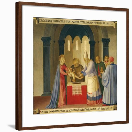 Inset Depicting Circumcision, Panel from Armadio Degli Argenti-null-Framed Giclee Print