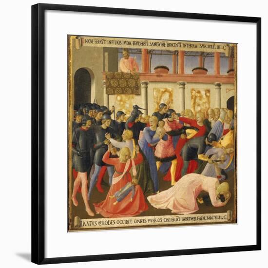 Inset Depicting Massacre of Innocents, Panel from Armadio Degli Argenti-null-Framed Giclee Print