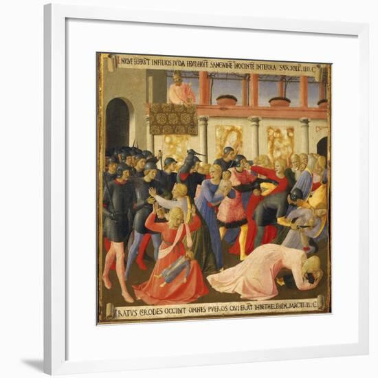 Inset Depicting Massacre of Innocents, Panel from Armadio Degli Argenti-null-Framed Giclee Print