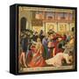 Inset Depicting Massacre of Innocents, Panel from Armadio Degli Argenti-null-Framed Stretched Canvas