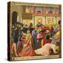 Inset Depicting Massacre of Innocents, Panel from Armadio Degli Argenti-null-Stretched Canvas