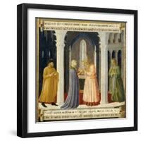 Inset Depicting Presentation of Jesus in Temple, Panel from Armadio Degli Argenti-null-Framed Giclee Print