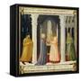 Inset Depicting Presentation of Jesus in Temple, Panel from Armadio Degli Argenti-null-Framed Stretched Canvas