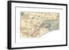 Inset Map of a Sketch Map of Quebec, Showing the Greater Part of the Province. Canada-Encyclopaedia Britannica-Framed Giclee Print