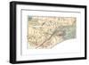 Inset Map of a Sketch Map of Quebec, Showing the Greater Part of the Province. Canada-Encyclopaedia Britannica-Framed Premium Giclee Print