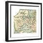 Inset Map of Auckland and Vicinity. Australia-Encyclopaedia Britannica-Framed Giclee Print