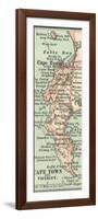 Inset Map of Cape Town and Vicinity. South Africa-Encyclopaedia Britannica-Framed Art Print