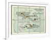 Inset Map of Cape Verde Islands (Portuguese)-Encyclopaedia Britannica-Framed Art Print