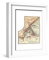 Inset Map of Duluth, Minnesota, 1902. Atlas-Encyclopaedia Britannica-Framed Giclee Print