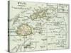 Inset Map of Fiji Islands (British). South Pacific. Oceania-Encyclopaedia Britannica-Stretched Canvas